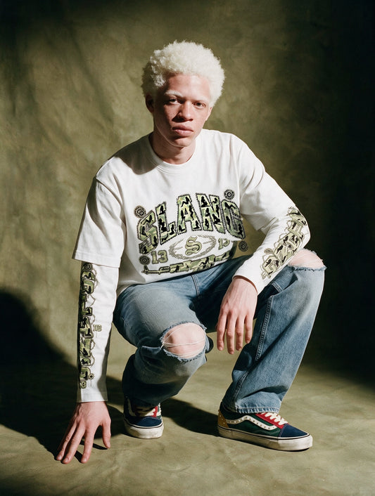 longsleeves "AK47 CLUB" white