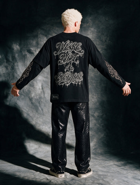 longsleeves "GOTHIC CROSS" black