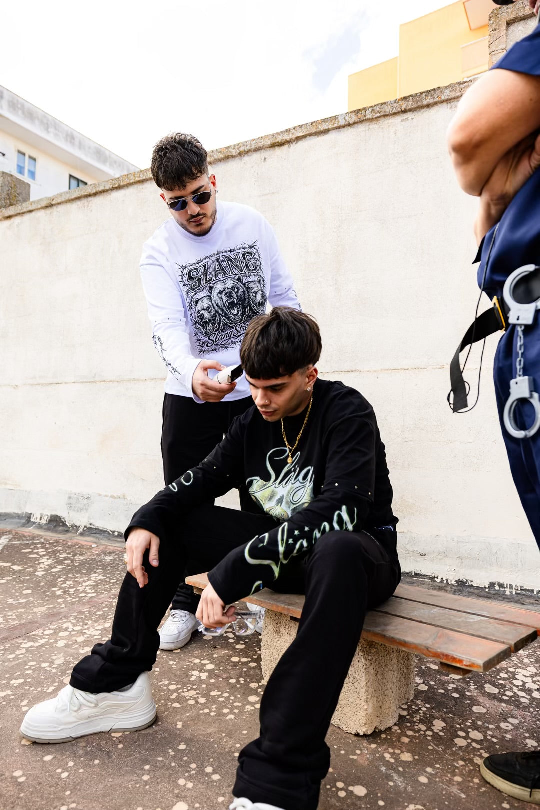 Long Sleeves Jesus Glory Black