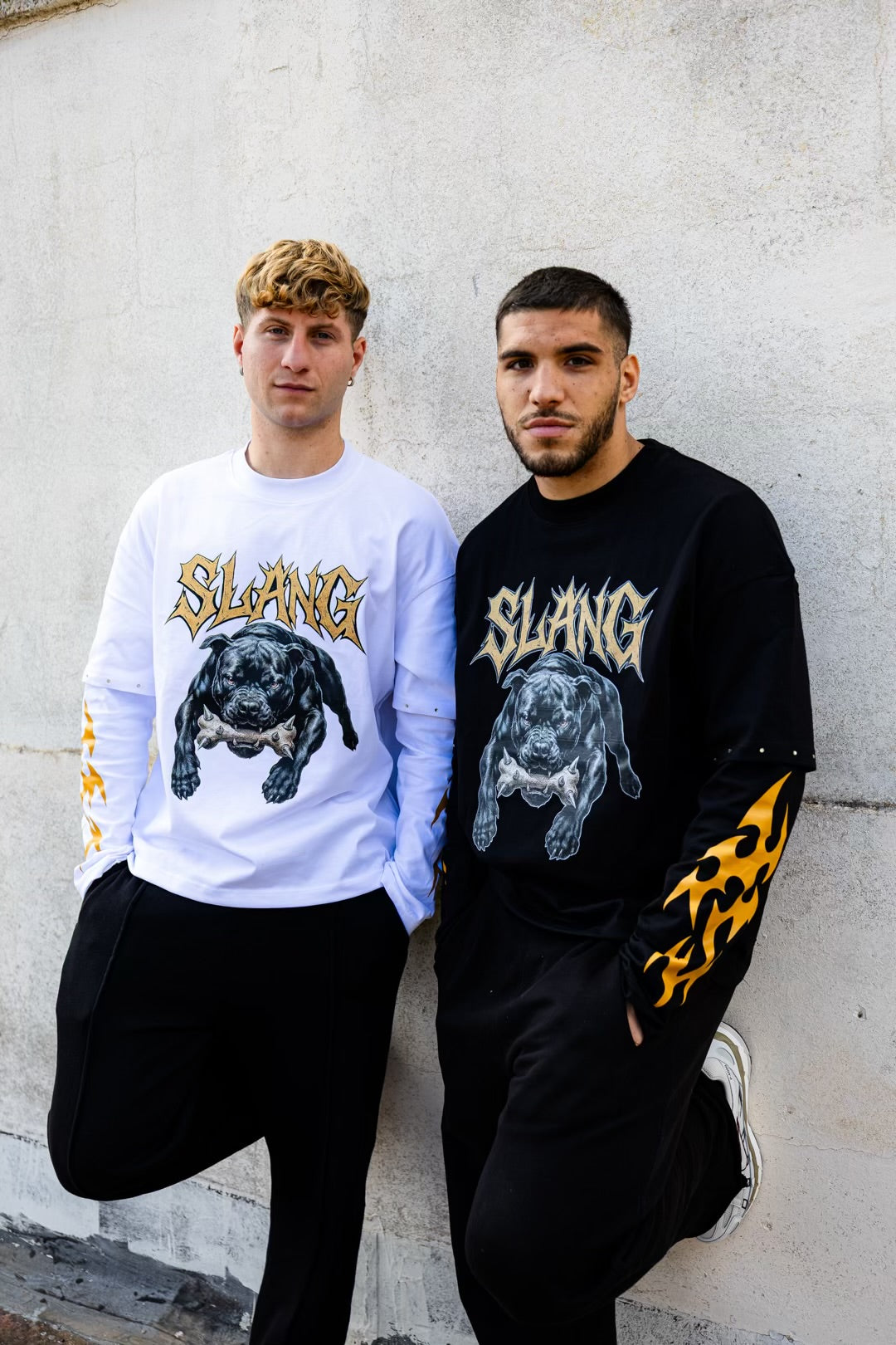 Long Sleeves Bad Dog Black