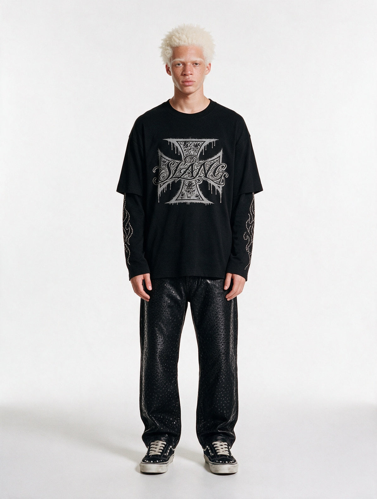 longsleeves "GOTHIC CROSS" black