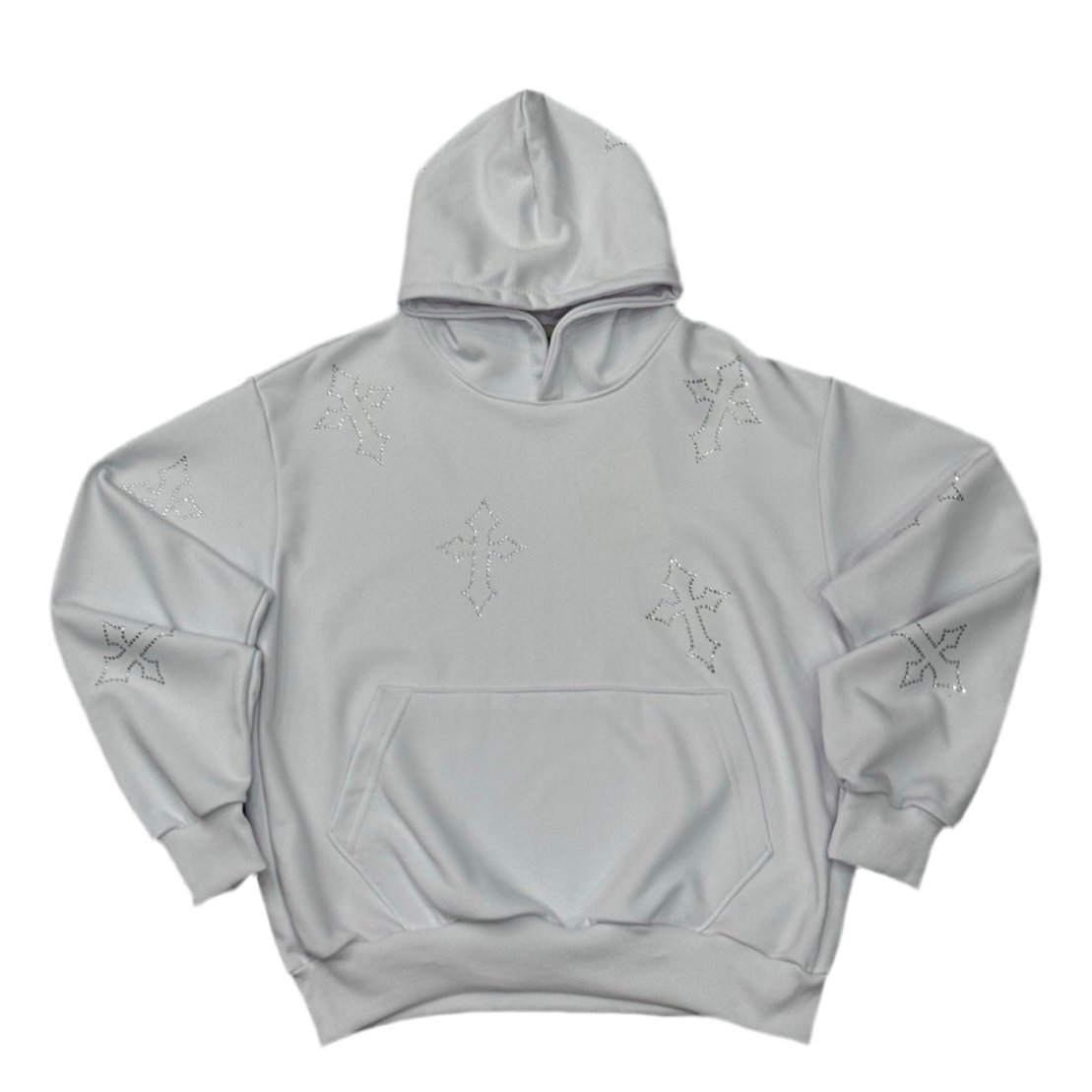 Hoodie Diamond Cross