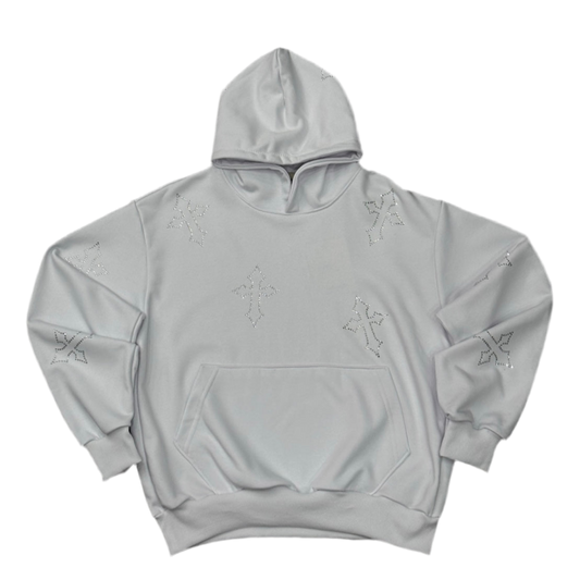 Hoodie Diamond Cross