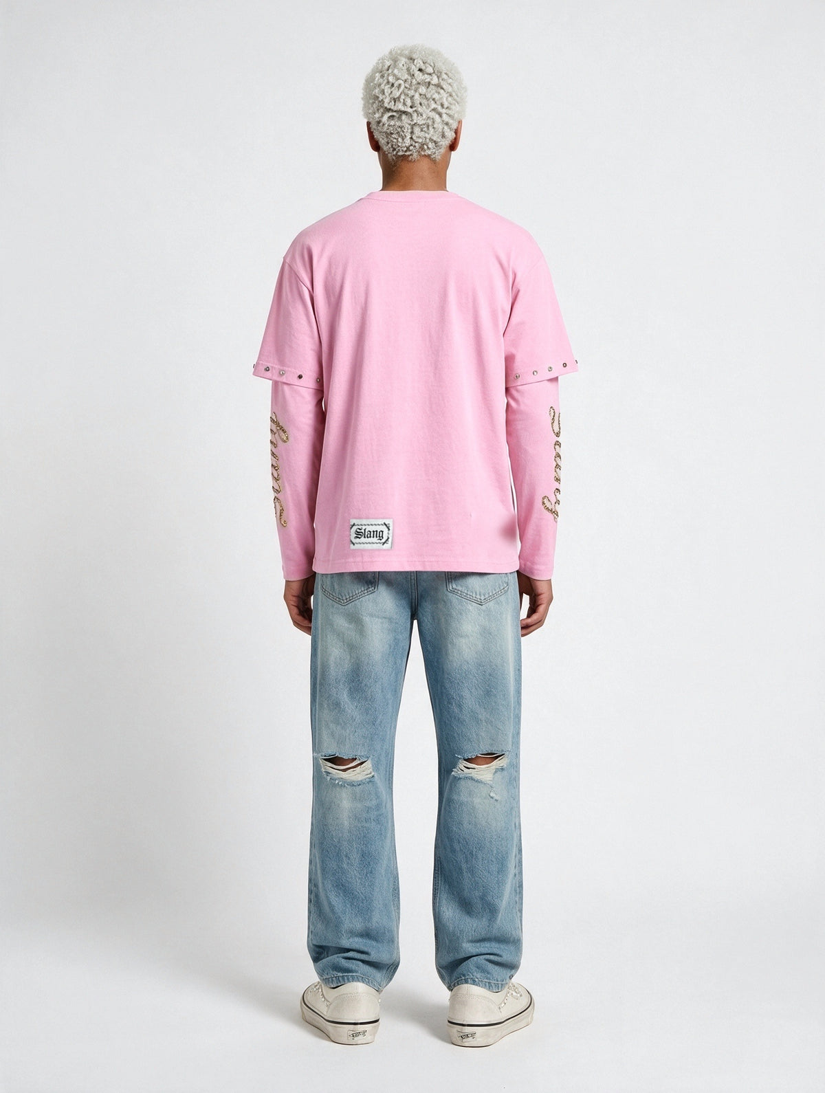 longsleeves "HOLY GRAILS" light pink