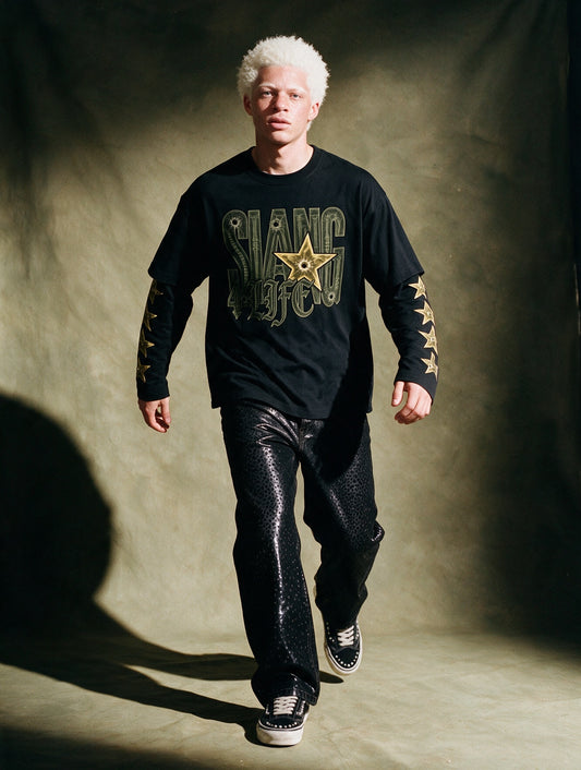 longsleeves “SLANG4LIFE” black