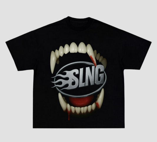 t-shirt dog mouth