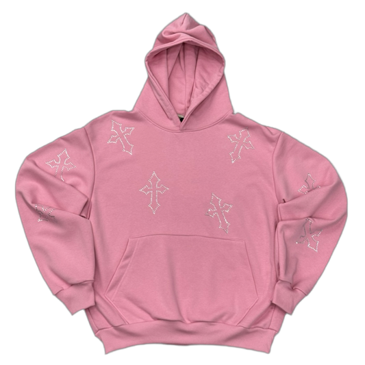 Hoodie Diamond Cross
