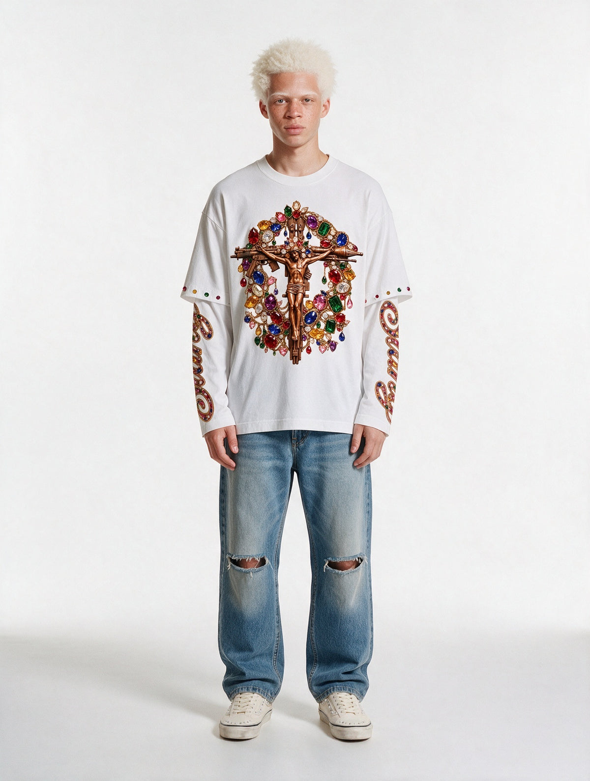 longsleeves "HOLY GRAILS" white