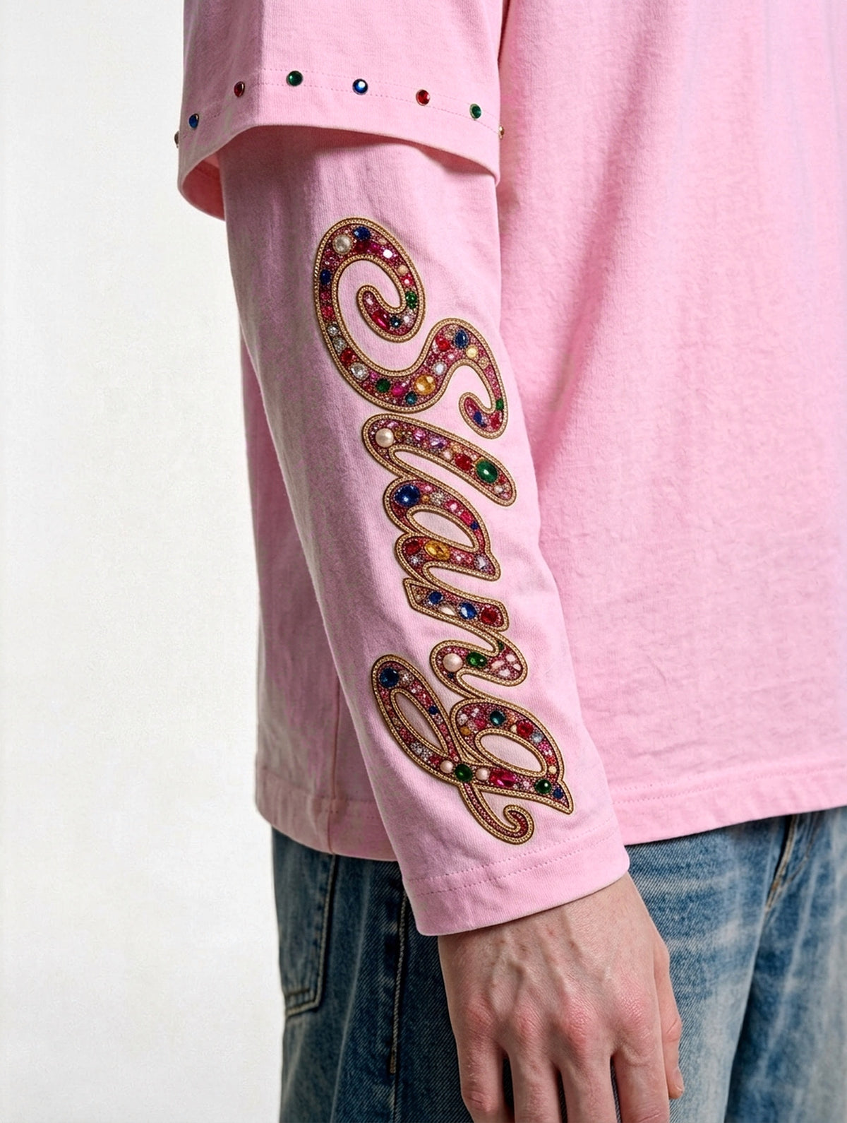 longsleeves "HOLY GRAILS" light pink