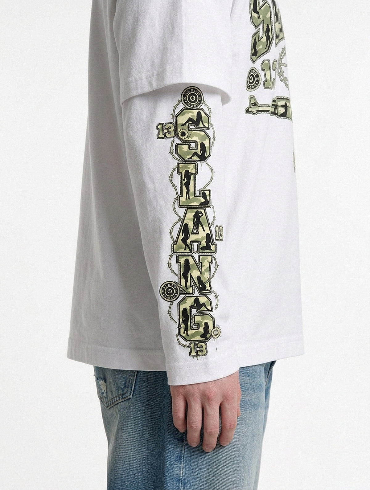 longsleeves "AK47 CLUB" white
