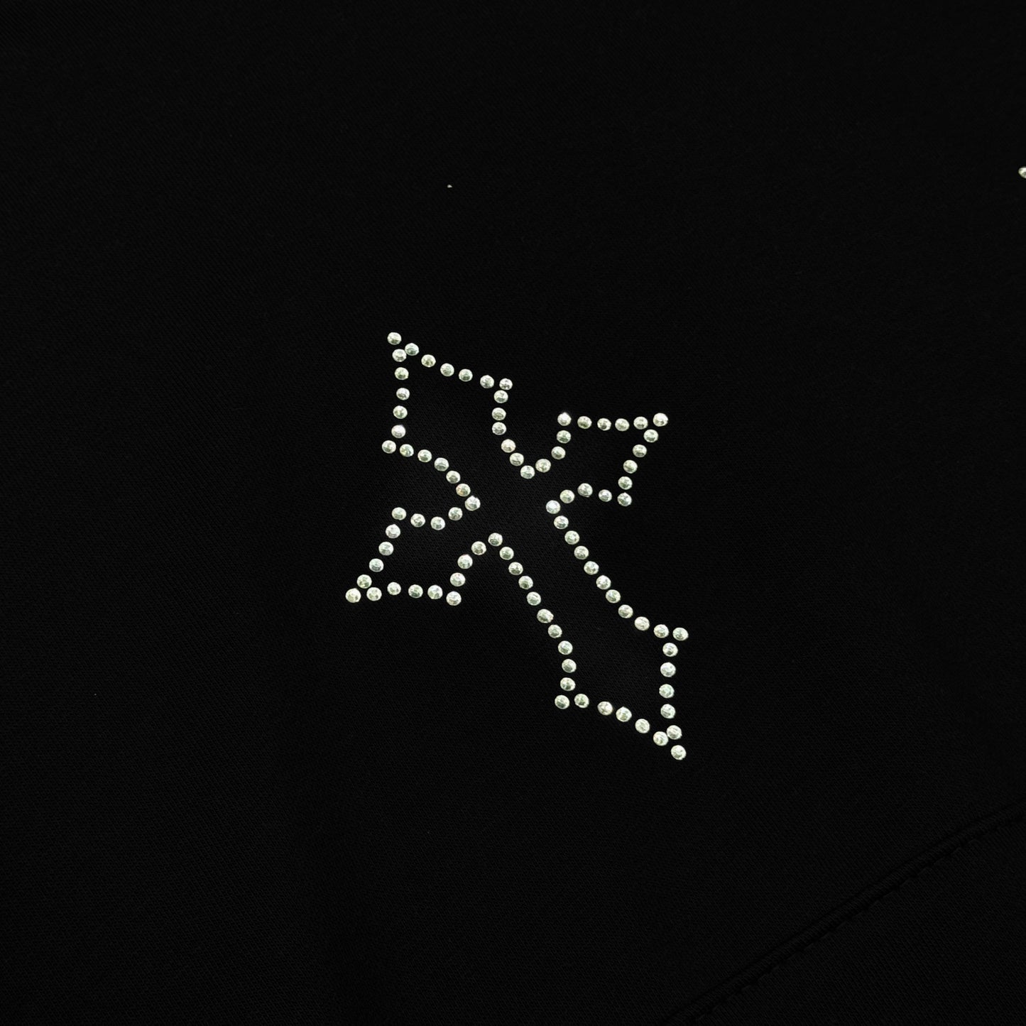Hoodie Diamond Cross